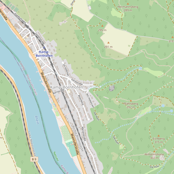 Stadtplan Kamp-Bornhofen Thumbnail