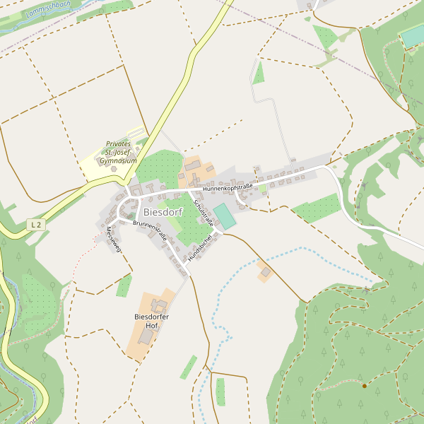 Karte der Parkplätze in Biesdorf Thumbnail