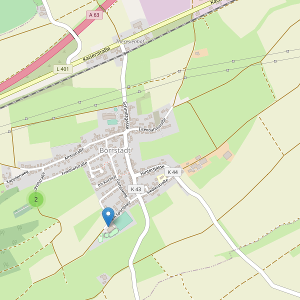 Karte der Parkplätze in Börrstadt Thumbnail