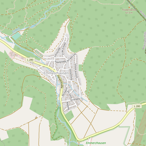 Karte der Parkplätze in Emmerzhausen Thumbnail