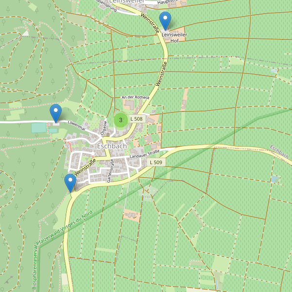 Karte der Parkplätze in Eschbach (SÜW) Thumbnail