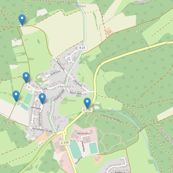 Karte der Parkplätze in Herborn (BIR) Thumbnail