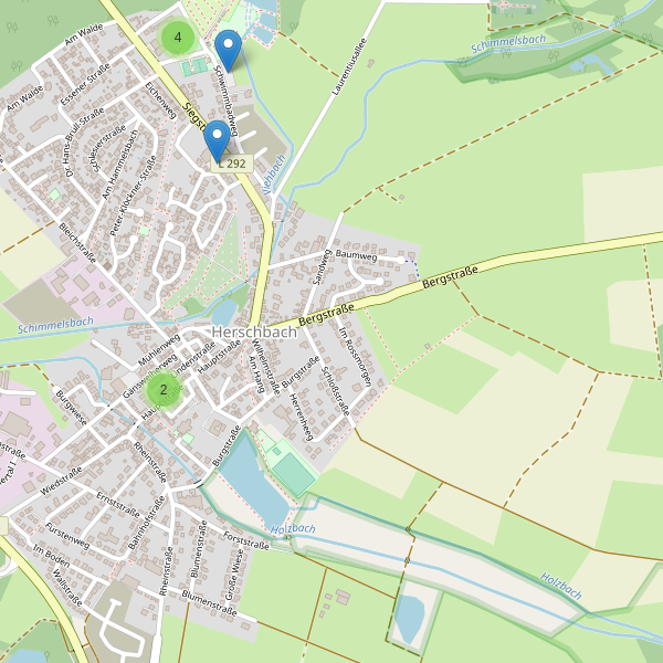 Karte der Parkplätze in Herschbach (WW) Thumbnail