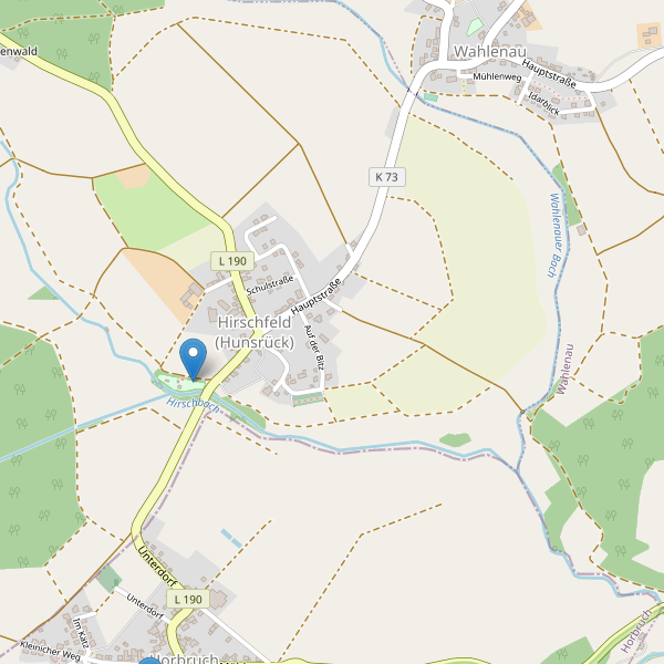 Karte der Parkplätze in Hirschfeld (Hunsrück) Thumbnail