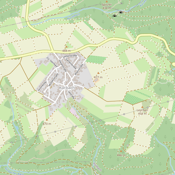 Karte der Parkplätze in Karbach (SIM) Thumbnail