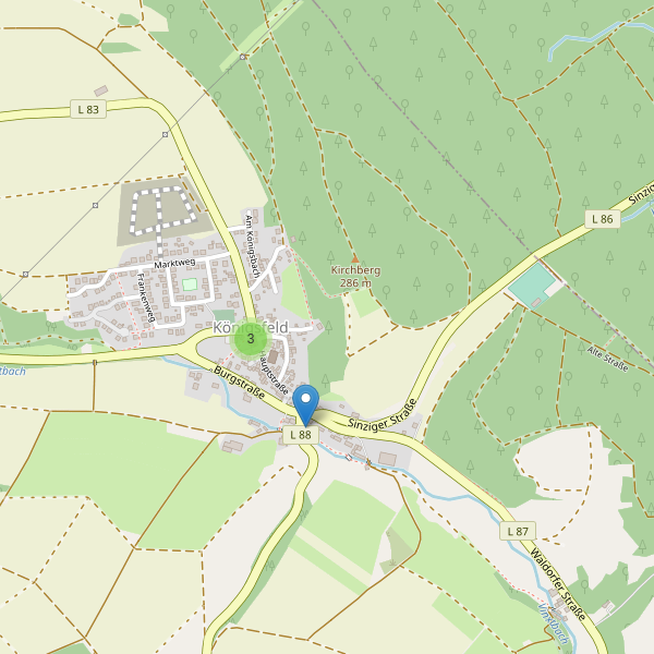 Karte der Parkplätze in Königsfeld (AW) Thumbnail