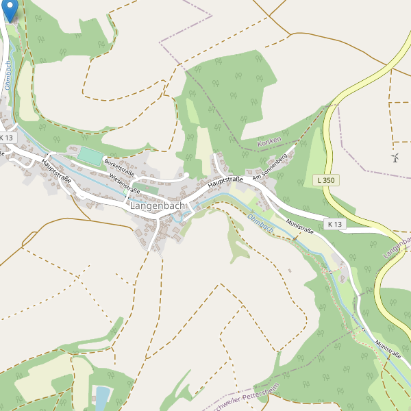 Karte der Parkplätze in Langenbach (KUS) Thumbnail