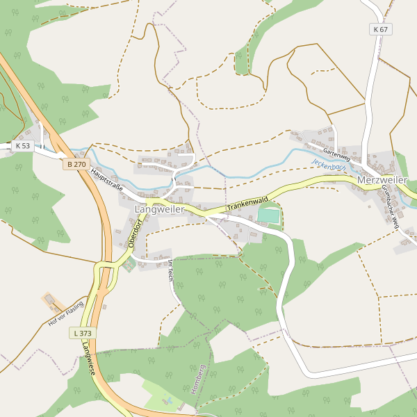 Karte der Parkplätze in Langweiler (KUS) Thumbnail