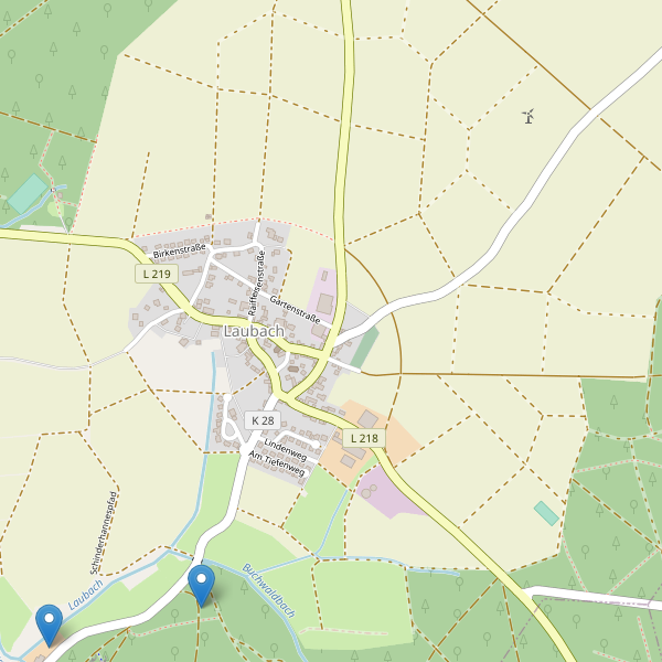 Karte der Parkplätze in Laubach (SIM) Thumbnail