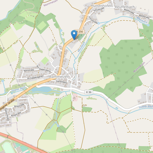 Karte der Parkplätze in Mammelzen Thumbnail