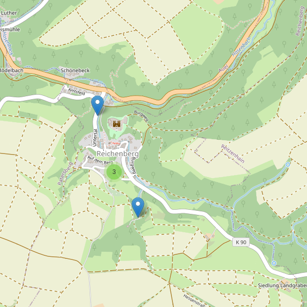 Karte der Parkplätze in Reichenberg (EMS) Thumbnail