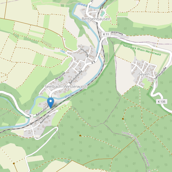 Karte der Parkplätze in Seelbach (Westerwald) Thumbnail