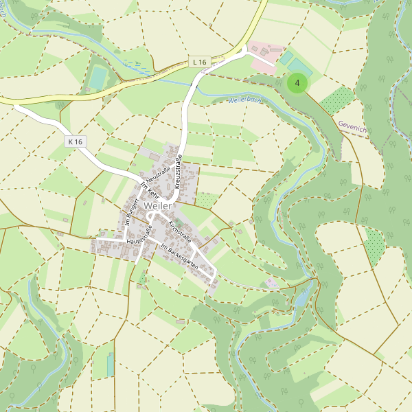 Karte der Parkplätze in Weiler (COC) Thumbnail