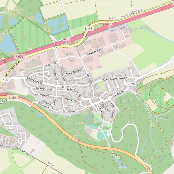 Karte der Toiletten in Kenn Thumbnail