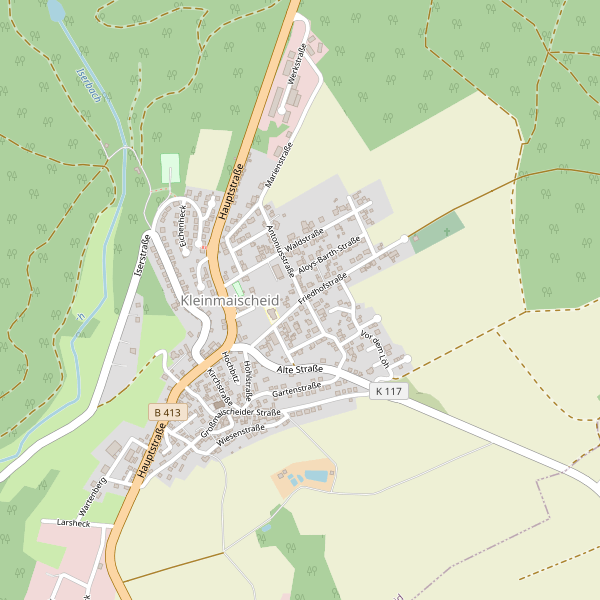 Stadtplan Kleinmaischeid Thumbnail