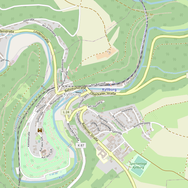 Karte der Zahnärzte in Kyllburg Thumbnail