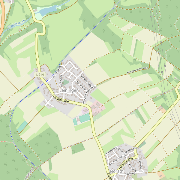 Karte der Toiletten in Leiningen Thumbnail