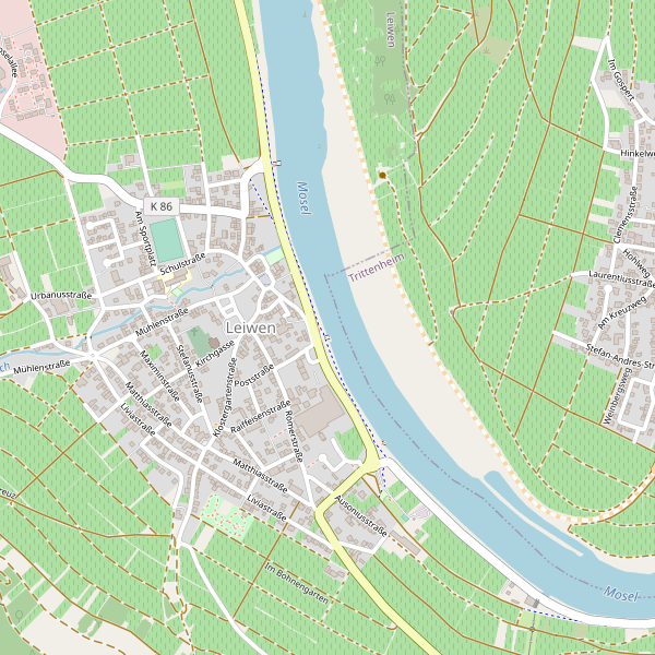Stadtplan Leiwen Thumbnail