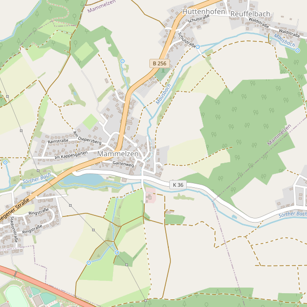 Karte der Toiletten in Mammelzen Thumbnail