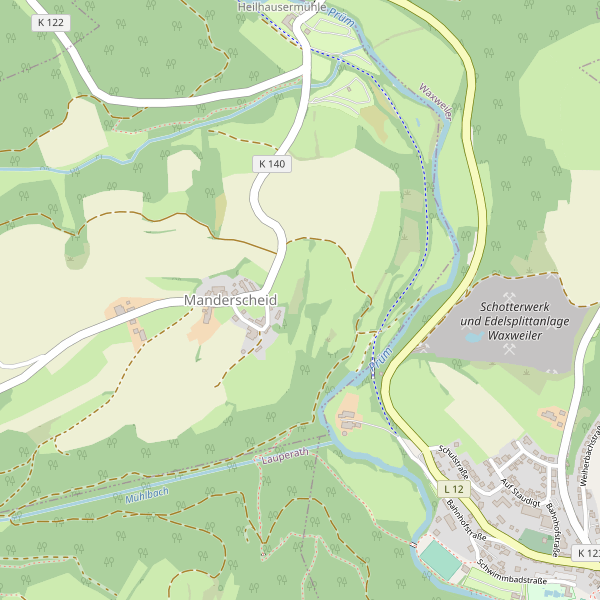 Karte der Toiletten in Manderscheid (BIT) Thumbnail