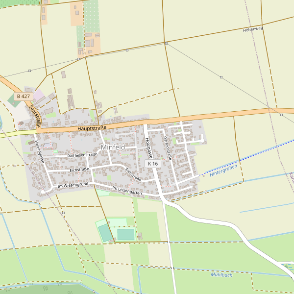 Stadtplan Minfeld Thumbnail