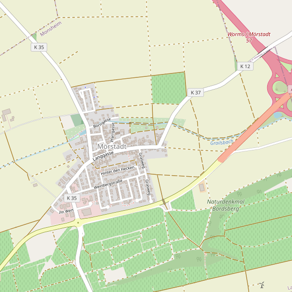 Stadtplan Mörstadt Thumbnail