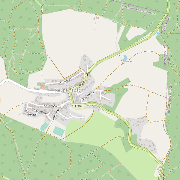Stadtplan Neuhemsbach Thumbnail