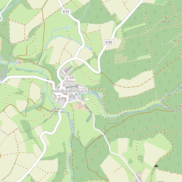Karte der Restaurants in Niedertiefenbach Thumbnail