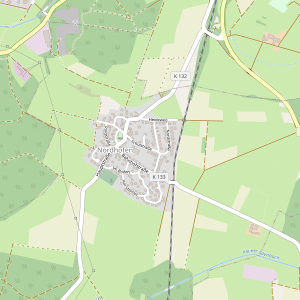 Stadtplan Nordhofen Thumbnail