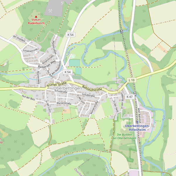 Stadtplan Oberbettingen Thumbnail