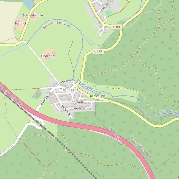 Karte der Toiletten in Oberhaid (WW) Thumbnail