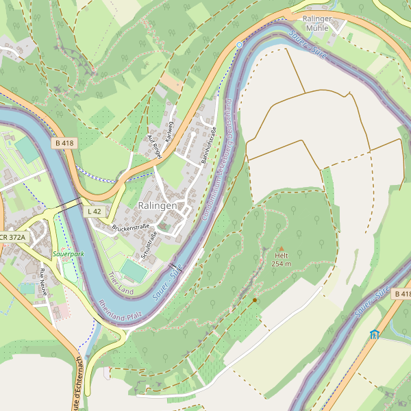 Karte der Toiletten in Ralingen Thumbnail