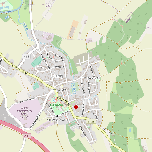 Stadtplan Saffig Thumbnail