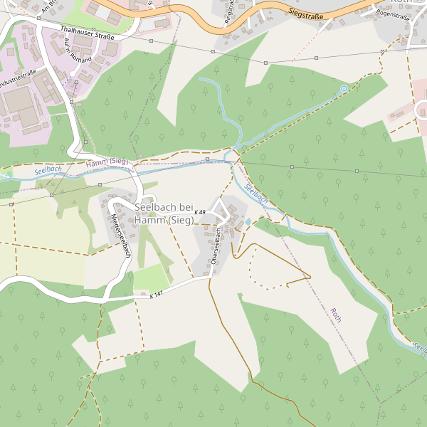 Karte der Toiletten in Seelbach bei Hamm (Sieg) Thumbnail