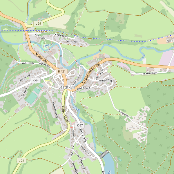 Karte der Toiletten in Stadtkyll Thumbnail