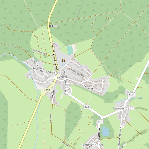 Stadtplan Steinebach an der Wied Thumbnail