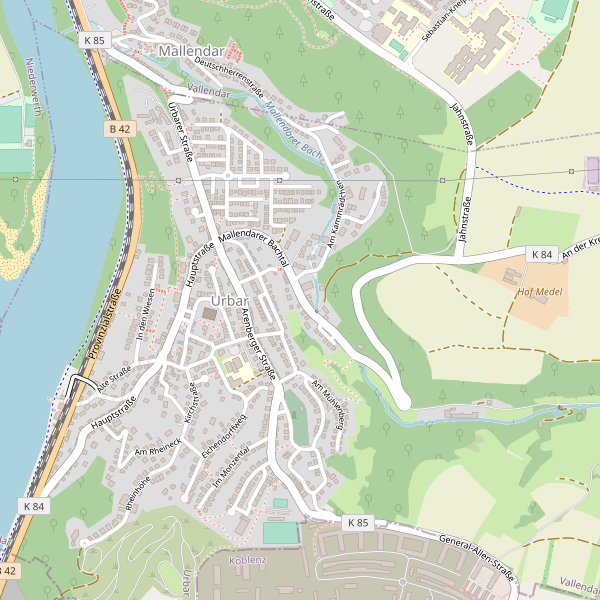 Karte der Toiletten in Urbar (MYK) Thumbnail