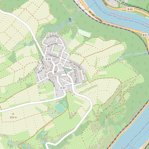 Karte der Toiletten in Urbar (SIM) Thumbnail