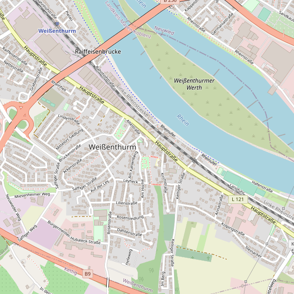 Stadtplan Weißenthurm Thumbnail