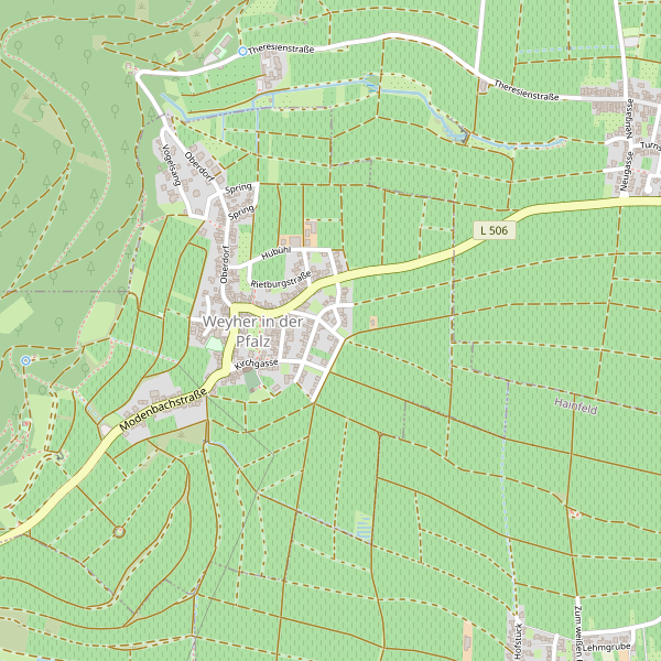 Stadtplan Weyher in der Pfalz Thumbnail