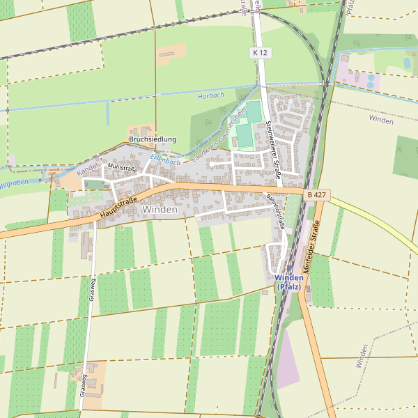 Karte der Toiletten in Winden (GER) Thumbnail