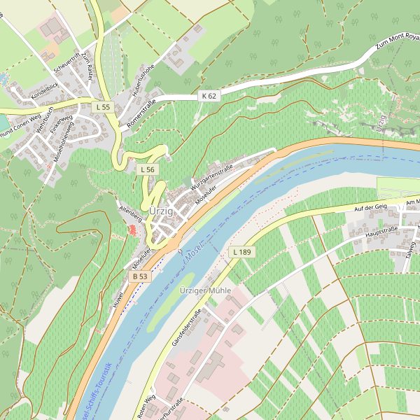 Stadtplan Ürzig Thumbnail