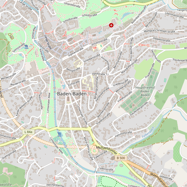 Thumbnail Stadtplan Baden-Baden