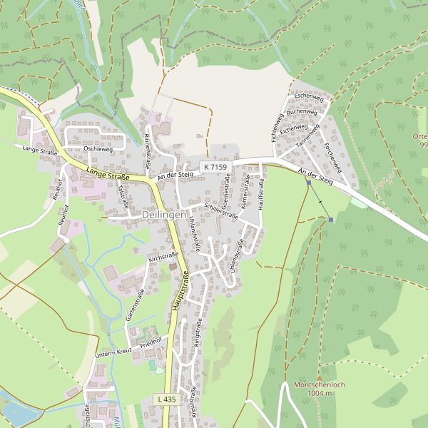 Karte der Toiletten in Deilingen Thumbnail