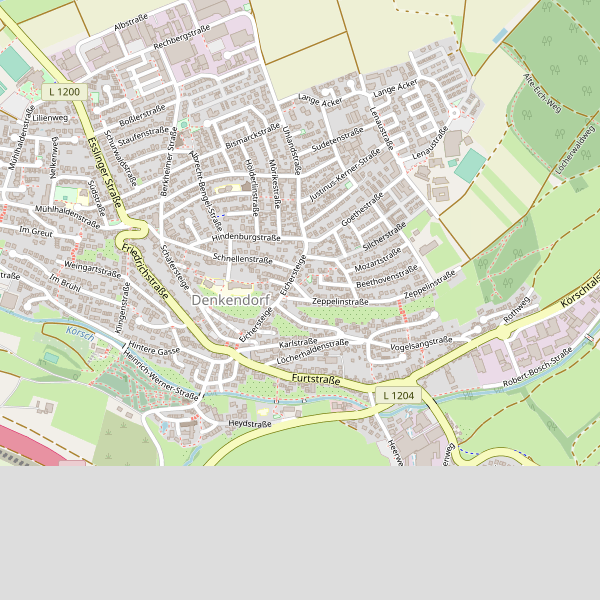 Karte der Toiletten in Denkendorf (ES) Thumbnail