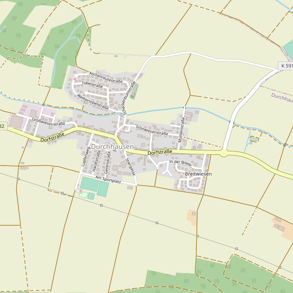 Karte der Hotels in Durchhausen Thumbnail