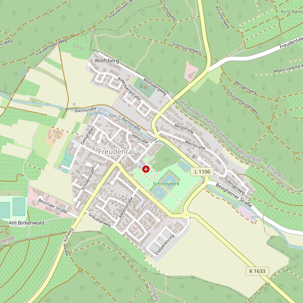Stadtplan Freudental Thumbnail