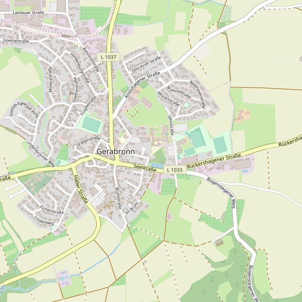 Stadtplan Gerabronn Thumbnail
