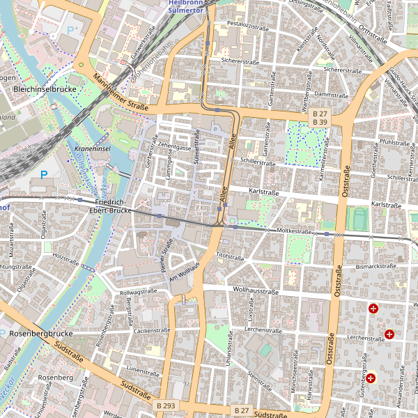 Thumbnail Stadtplan Heilbronn