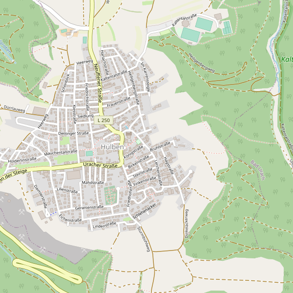 Stadtplan Hülben Thumbnail